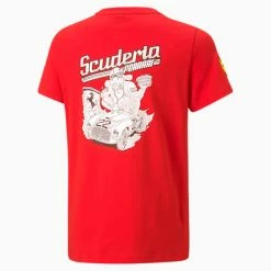 Puma Scuderia Ferrari Race Big Kids' Graphic Tee -Shoes Sales Store Scuderia Ferrari Race Big Kids Graphic Tee 5
