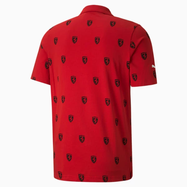 Puma Scuderia Ferrari Race Printed Men's Motorsport Polo Shirt 5 Puma Scuderia Ferrari Race Printed Men's Motorsport Polo Shirt - Image 5