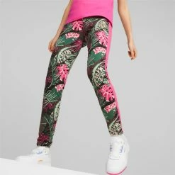 Puma T7 Vacay Queen Big Kids' Printed Leggings