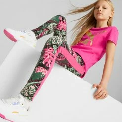 Puma T7 Vacay Queen Big Kids' Printed Leggings -Shoes Sales Store T7 Vacay Queen Big Kids Printed Leggings 3