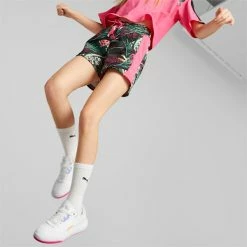 Puma T7 Vacay Queen Big Kids' Printed Shorts -Shoes Sales Store T7 Vacay Queen Big Kids Printed Shorts 2
