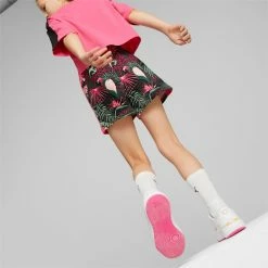 Puma T7 Vacay Queen Big Kids' Printed Shorts -Shoes Sales Store T7 Vacay Queen Big Kids Printed Shorts 3