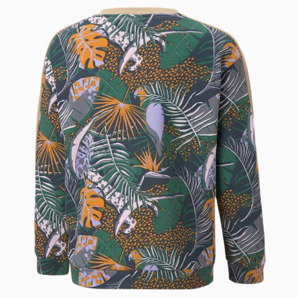 Puma T7 Vacay Queen Big Kids' Printed V-Neck Sweatshirt 6 Puma T7 Vacay Queen Big Kids' Printed V-Neck Sweatshirt - Image 6